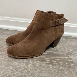Super soft suede booties.